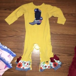 RRR cowgirl boot romper